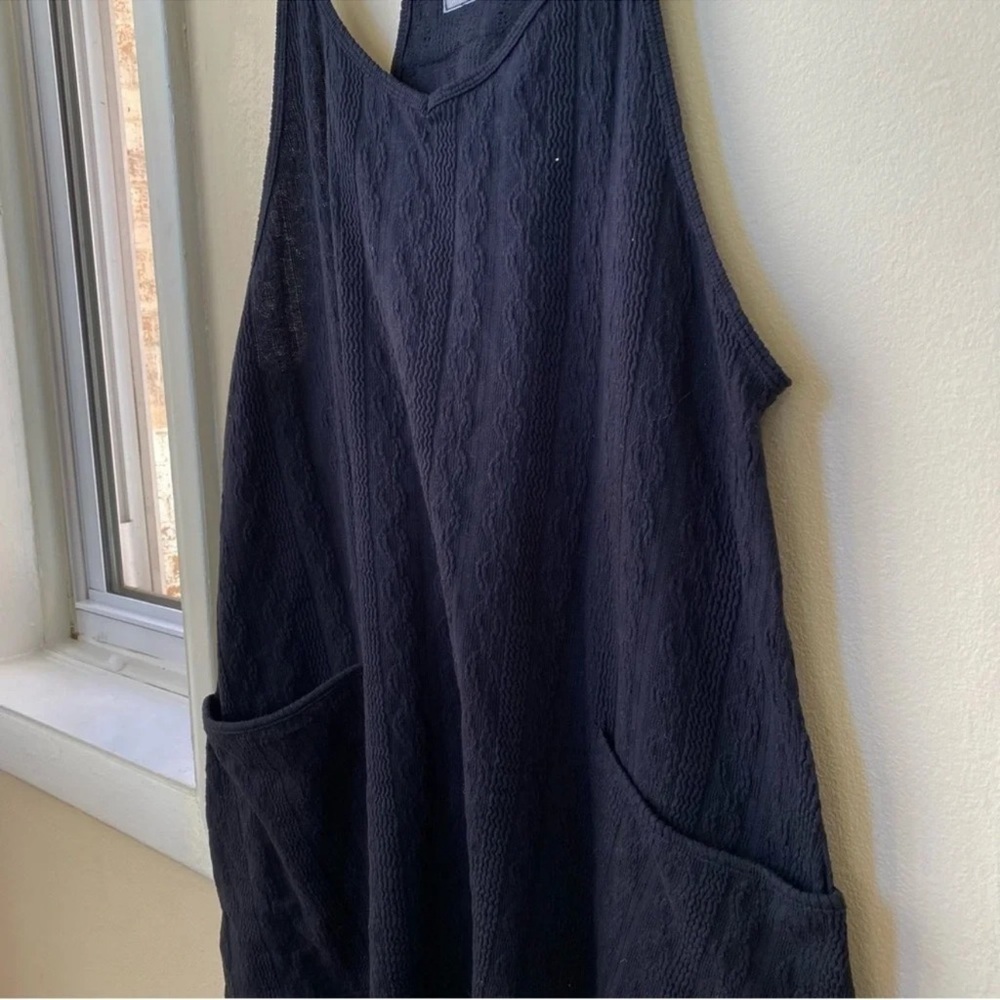 Free People Movement Hot Shot Onesie Cable Knit Black Large - Picture 7 of 9